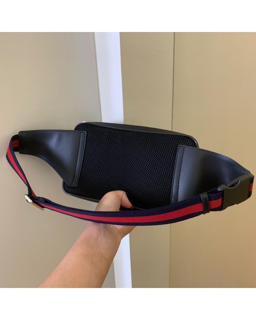 Gucci Black Tiger Pattern Waist Pack for men
