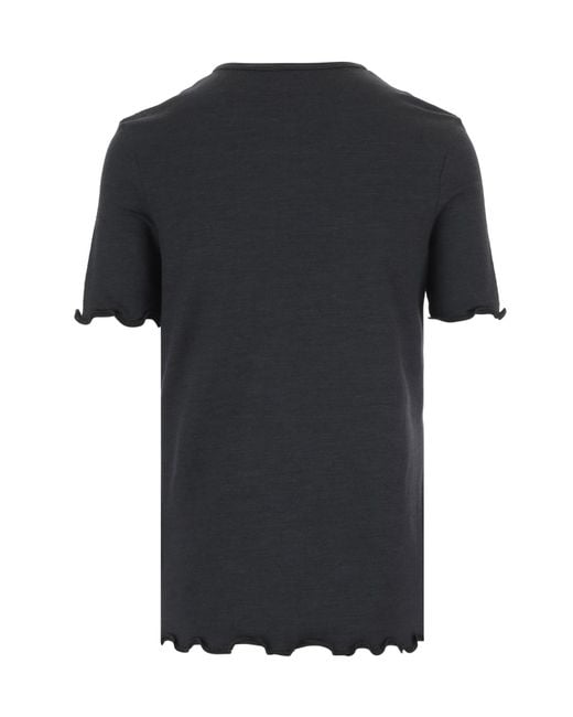 Jil Sander Black Short-Sleeved Crewneck T-Shirt