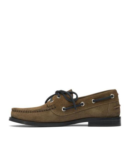 Aeyde Brown Lace-Up Business Casual Shoes