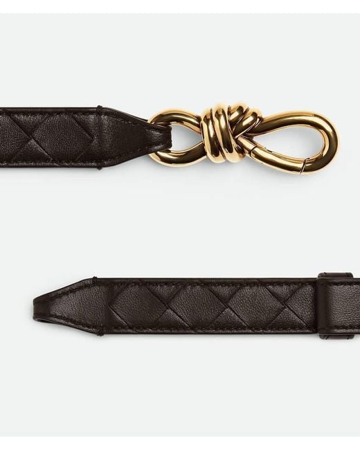 Bottega Veneta Black Belts Lamb