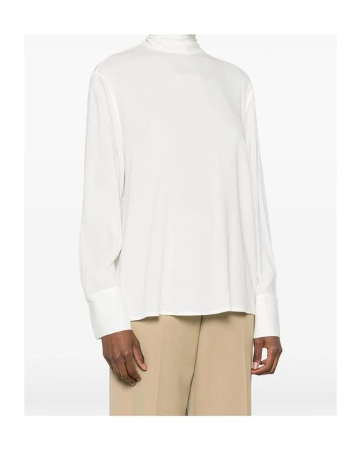 Fabiana Filippi White Long-Sleeved Blouse