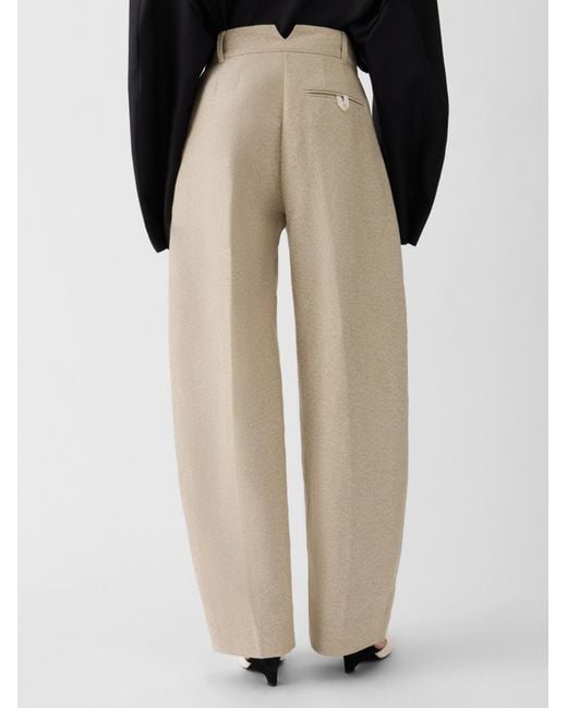 Jacquemus White The Ovalo Pants