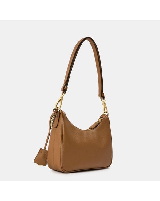 Prada Brown Re-Ed Lthr Ld62