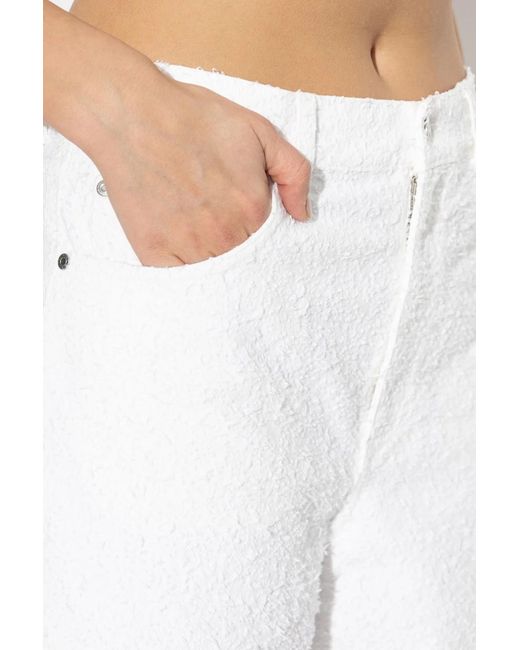 Stella McCartney White Denim Shorts