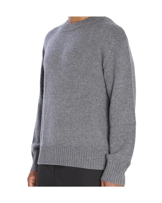 Lisa Yang Gray Kristian Crewneck Knitwear for men