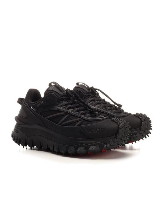 Moncler Black Trailgrip Gtx Low-Top Sneakers