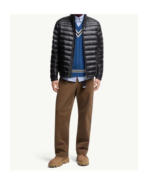 Moncler Black Arnique Zip-Up Padded Jacket for men