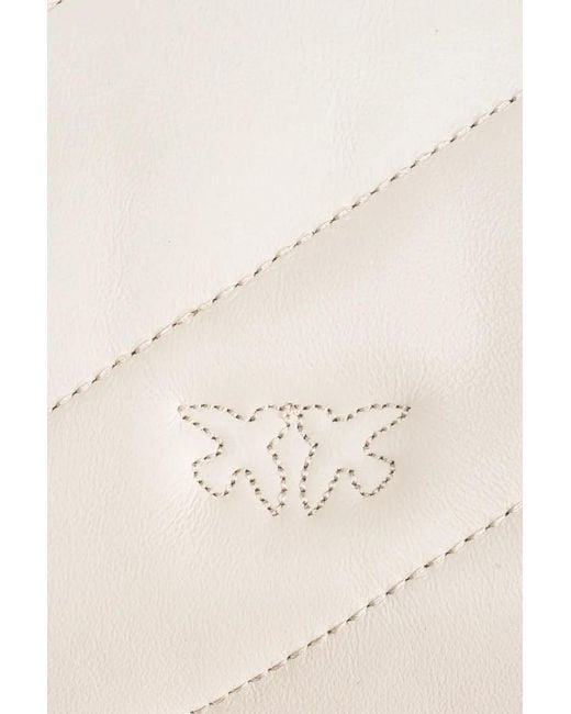 Pinko Natural Love Puff Quilted Mini Shoulder Bag