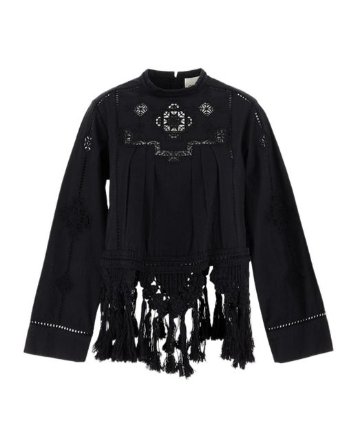 Isabel Marant Black Severine Top