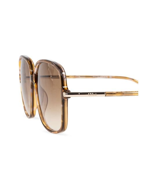 Chloé Pink Full Frame Sunglasses