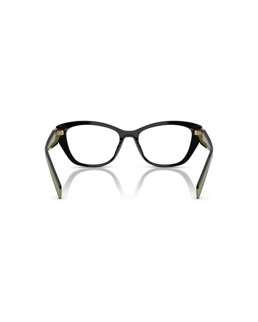 Prada White Eyewear Cat-Eye Glasses
