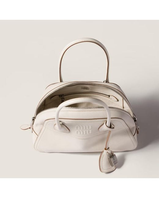 Miu Miu Natural Vivant Nappa Leather Bag