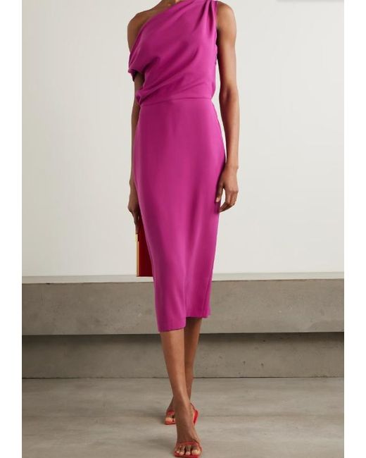 16Arlington Purple A Mid-Length Dress