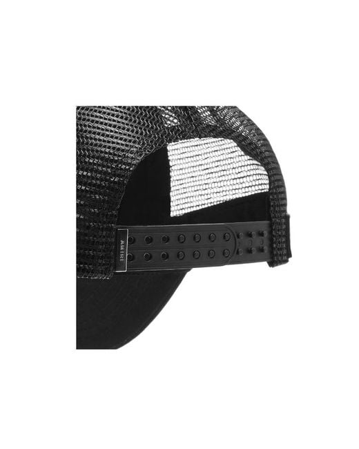 Amiri Black Three Star Patch Trucke Hat for men