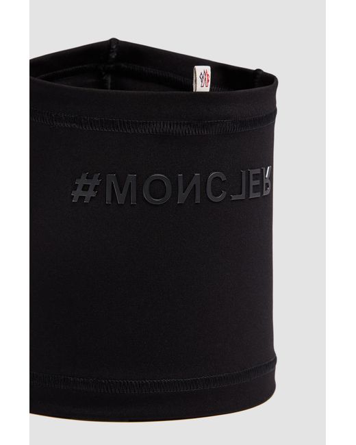 Moncler Black Technical Jersey Neck Warmer