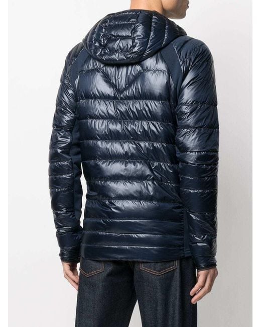 Canada Goose Blue Hybridge Lite Hooded Down Jacket for men