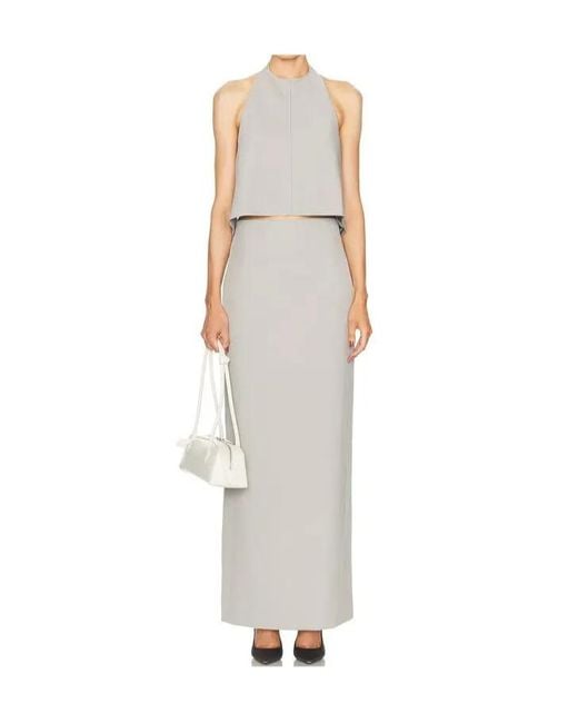 Wardrobe NYC White Backless Halterneck Top