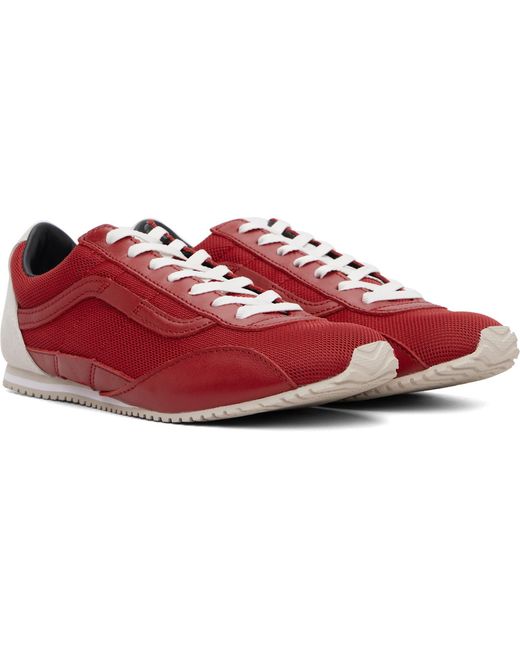 Vans Red Lx Slip Trainer Sneakers for men
