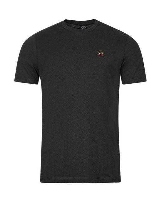 Paul & Shark Black Short Sleeve T-Shirt for men