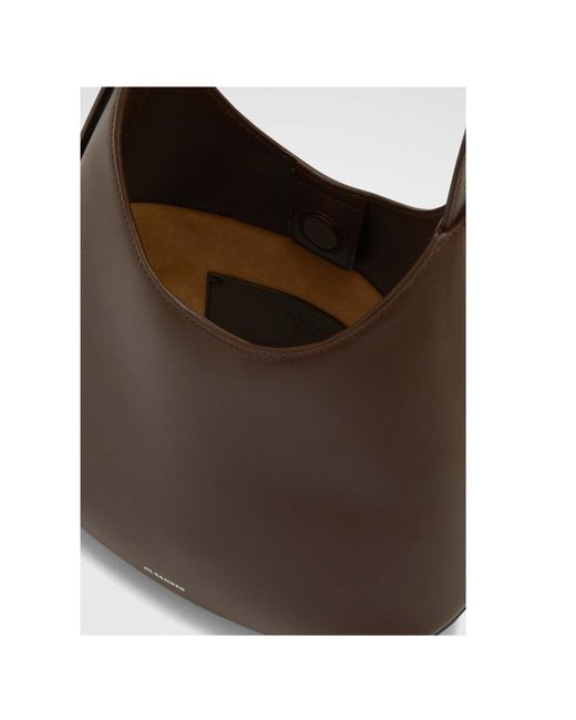 Jil Sander White Eldorado Small Shoulder Bag