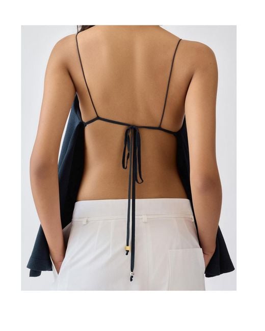 Jacquemus Blue The Voile Top