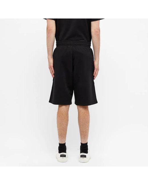 Givenchy Black Logo Printed Track Shorts for men