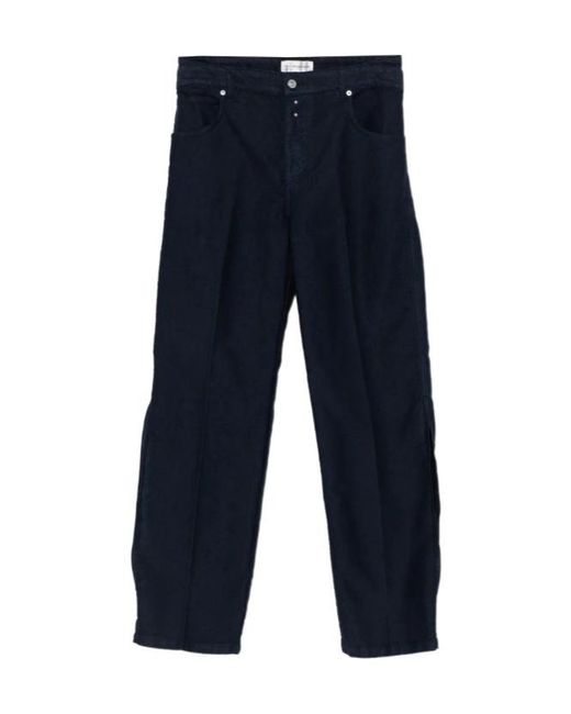 Victoria Beckham Blue Julia Straight-Leg Jeans