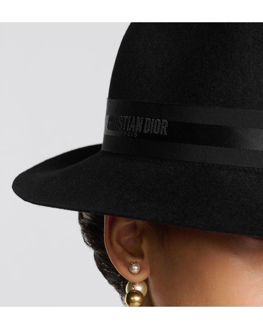 Dior Black Unway Fedora