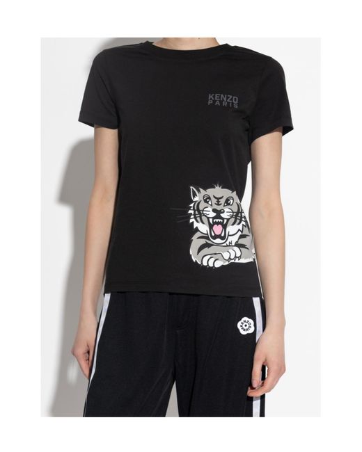KENZO Black Short Sleeve Crewneck T-Shirt