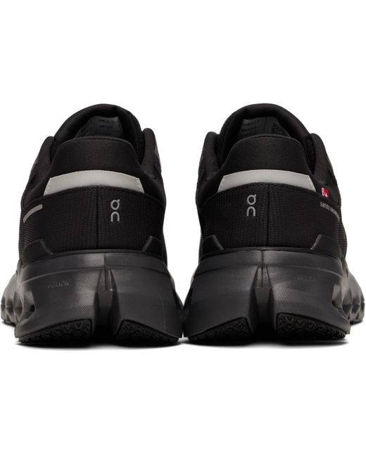 On Shoes Black Cloudrunner 2 Waterproof Sneakers for men