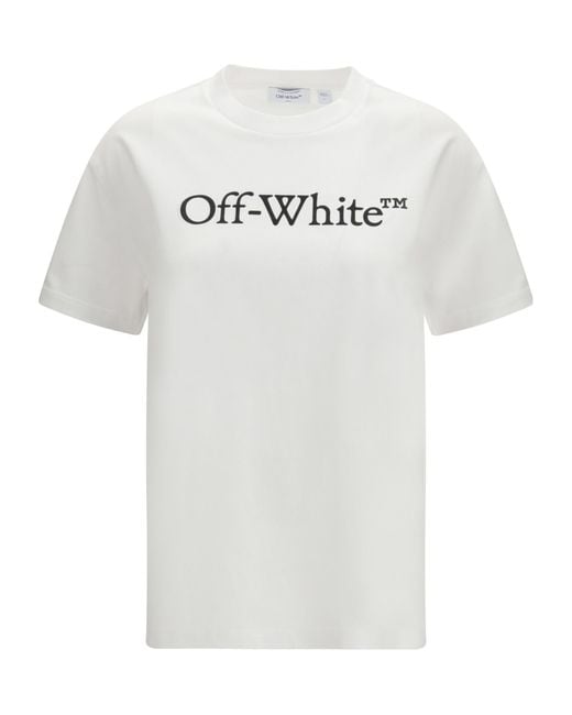 Off-White c/o Virgil Abloh White Big Logo Bookish T-Shirt