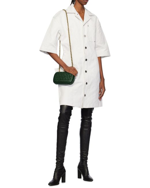 Bottega Veneta Black Tripod Knee-High Boots