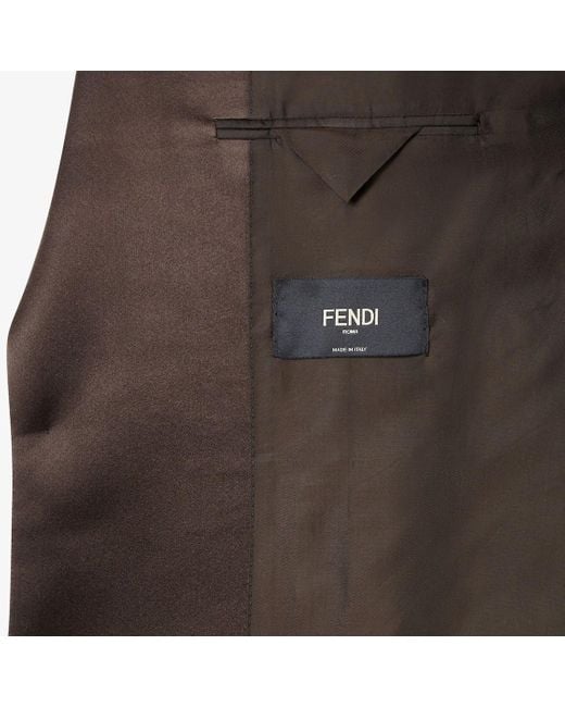 Fendi Black Single Breasted Tailored Blazer for men