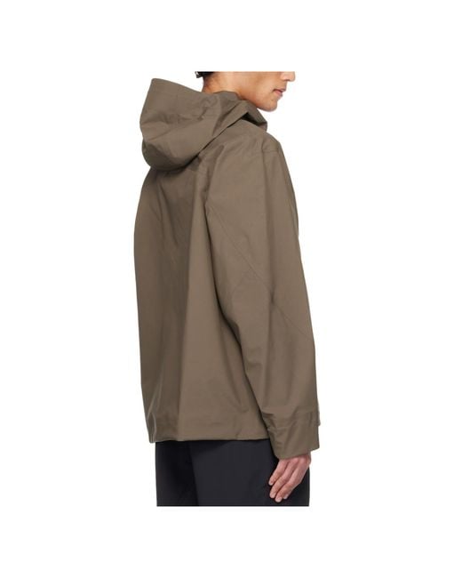Veilance Brown Diode Zip Jacket for men