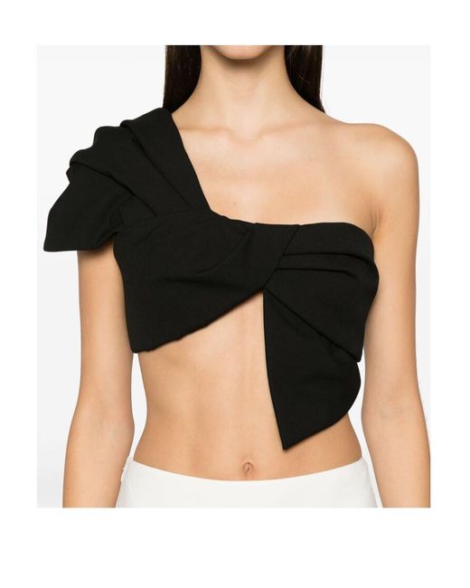Cult Gaia Black Delia Top