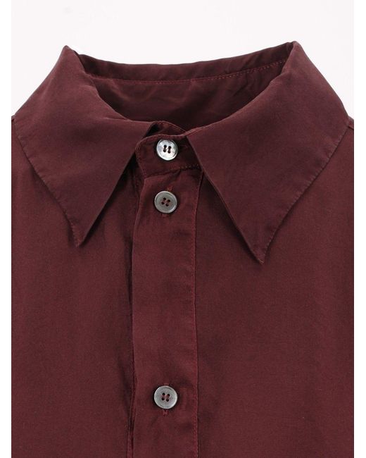 Barena Purple Button-Down Shirt
