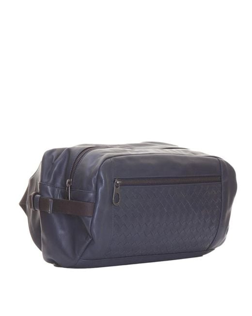 Bottega Veneta Blue Logo Large Waist Pack for men