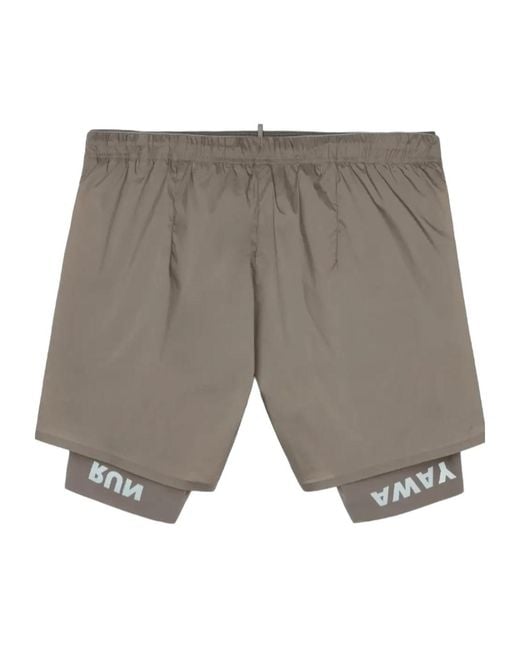 Satisfy Gray Drawstring Shorts for men