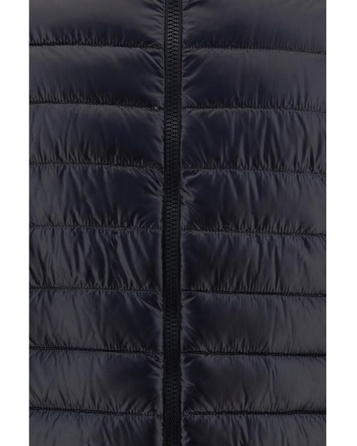 Herno Blue Zip-Up Padded Down Jacket for men