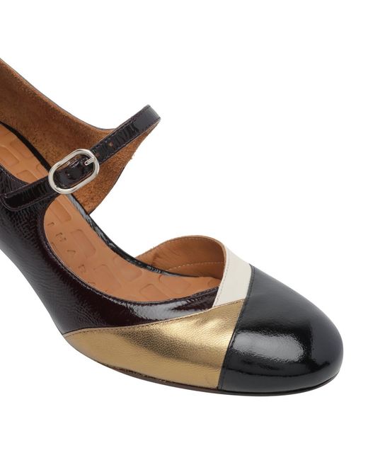 Chie Mihara Brown Fysa Mary Jane Heeled Pumps