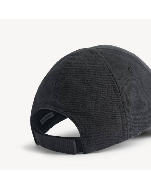 Balenciaga Black Sketchy Cap for men
