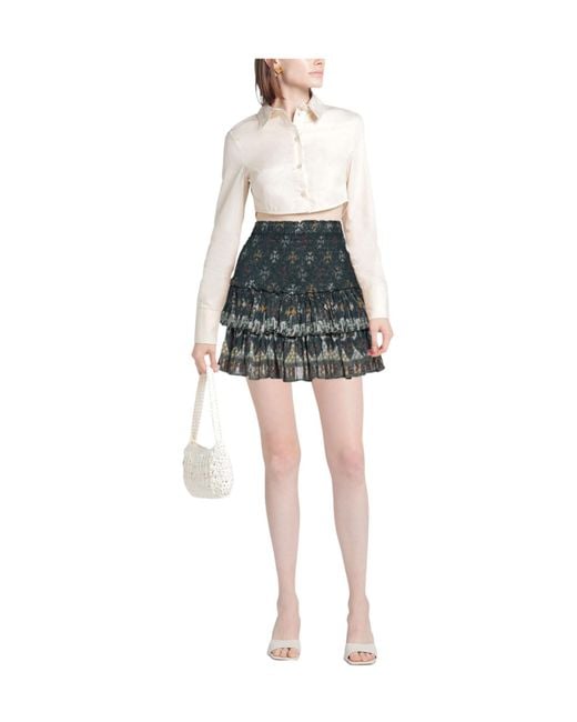 Isabel Marant Gray Ruched Skirt