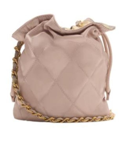 Burberry Natural Horseshoe Chain Pouch