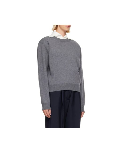 Rohe Gray Crew-Neck Sweater