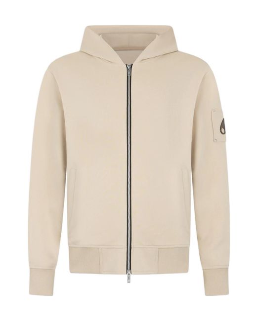 Moose Knuckles Natural Hooded Sweatshirt for men