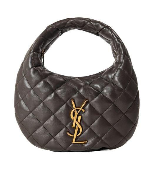 Saint Laurent Black Simple Crossbody Bag