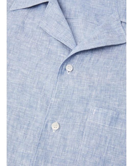 Loro Piana Blue Federico Shirt for men
