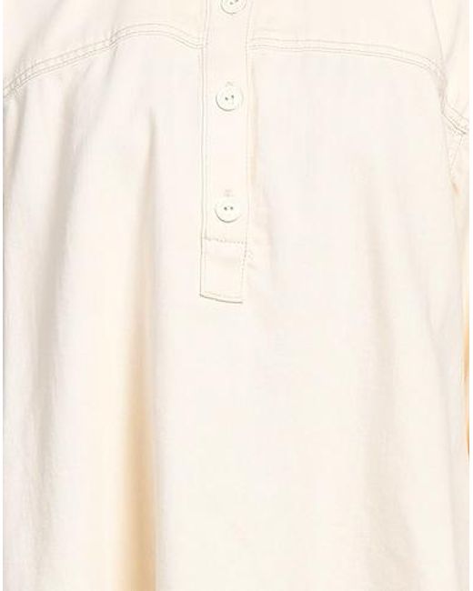 Rag & Bone White Solid-Colored Denim Shirt