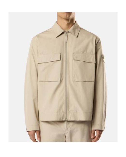 Stone Island Natural Comfort-Fit Windproof And Breathable Zip-Up Overshirt for men