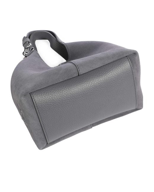 Coccinelle Gray Top-Handle Shoulder Bag